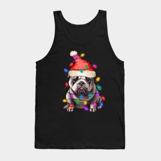 Christmas Lights Dog Merry Dogmas Tank Top